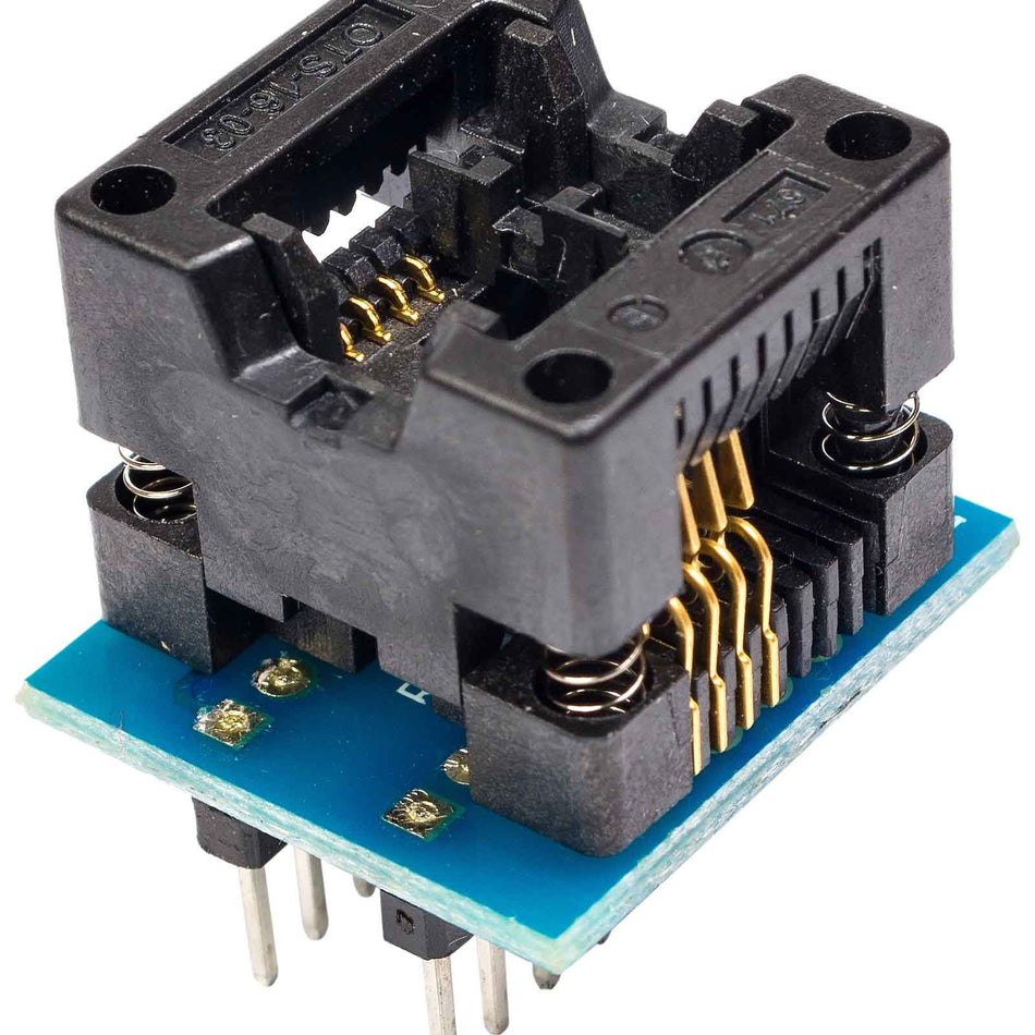 Transition socket for microcircuits