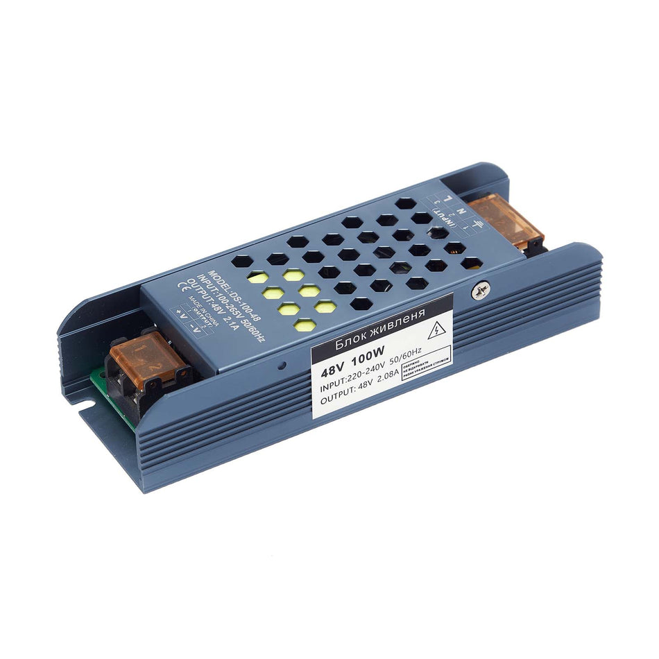 Universal AC/DC Power Supply: 100-240V Input, 48V 2A Output